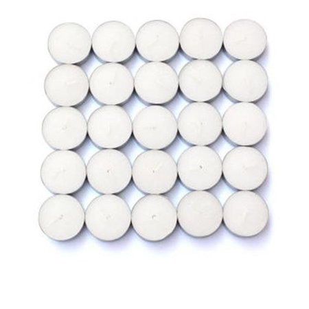 ZEST CANDLE Zest Candle CTZ-008 White Citronella Tealight Candles -100pcs-Box CTZ-008